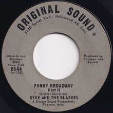 画像をギャラリービューアに読み込む, Dyke And The Blazers - Funky Broadway (Part 1) / (Part 2) (7 inch Record / Used)
