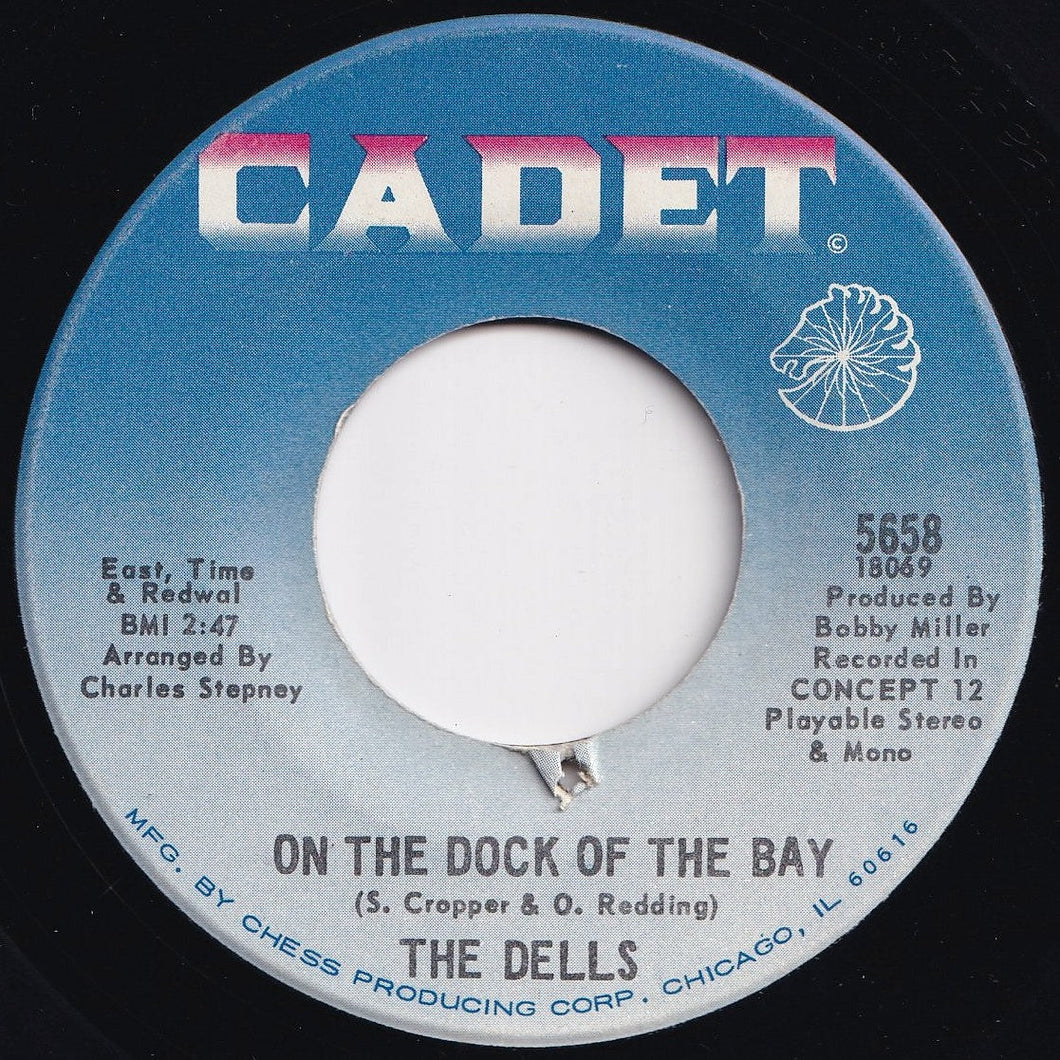 Dells - On The Dock Of The Bay / When I'm In Your Arms (7 inch Record / Used)