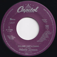 画像をギャラリービューアに読み込む, Freddie Jackson - You And I Got A Thang / It&#39;s Gonna Take A Long, Long Time (7 inch Record / Used)
