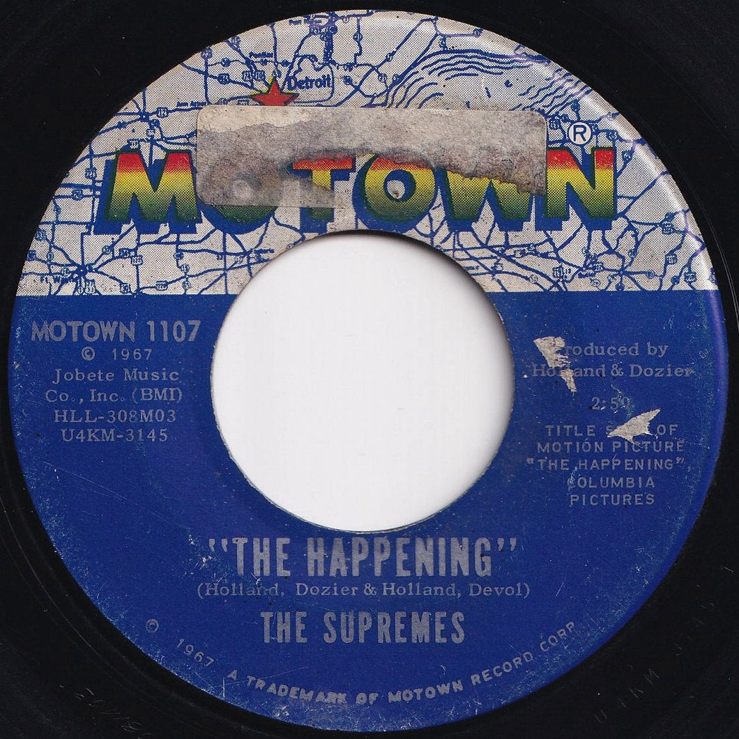 Supremes - The Happening / All I Know About You (7 inch Record / Used)