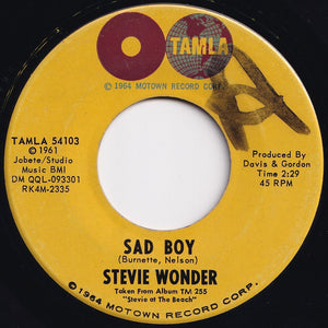 Stevie Wonder - Sad Boy / Happy Street (7 inch Record / Used)