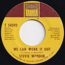 Load image into Gallery viewer, Stevie Wonder - We Can Work It Out / Never Dreamed You&#39;d Leave In Summer (7 inch Record / Used)
