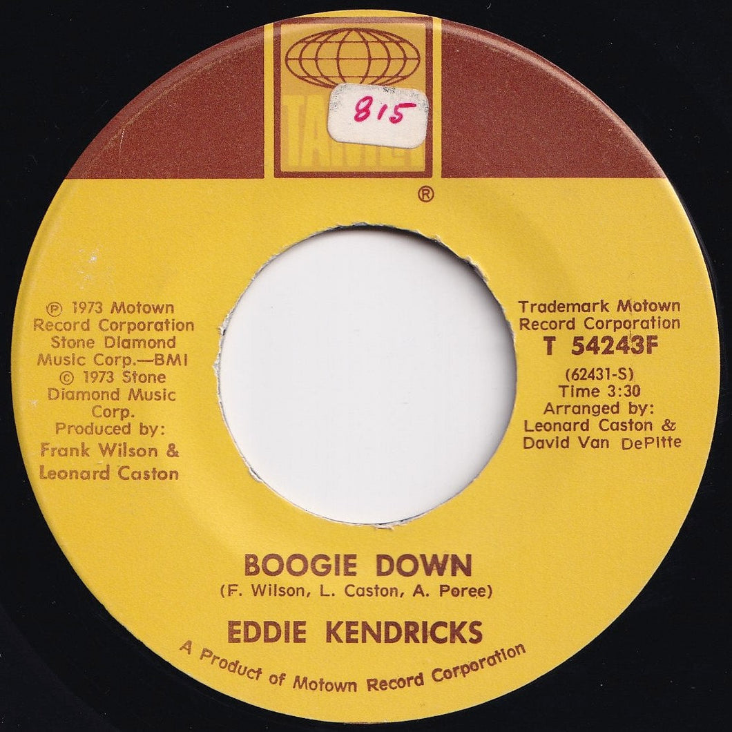 Eddie Kendricks - Boogie Down / Can't Help What I Am (7 inch Record / Used)