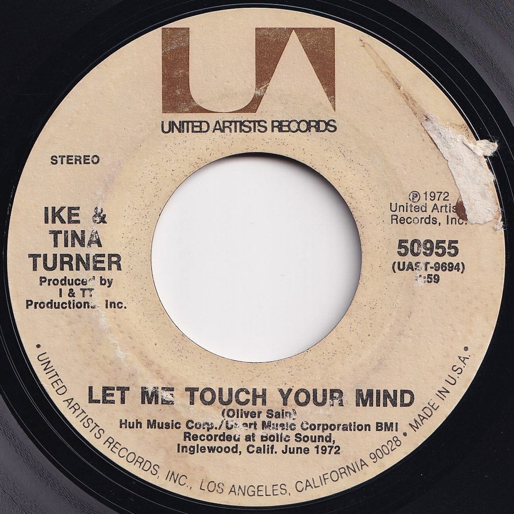 Ike & Tina Turner - Let Me Touch Your Mind / Chopper (7 inch Record / Used)