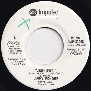 Jimmy Ponder - Jennifer / Jennifer (7 inch Record / Used)