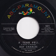 画像をギャラリービューアに読み込む, Ray Charles - A Tear Fell / No One To Cry To (7 inch Record / Used)
