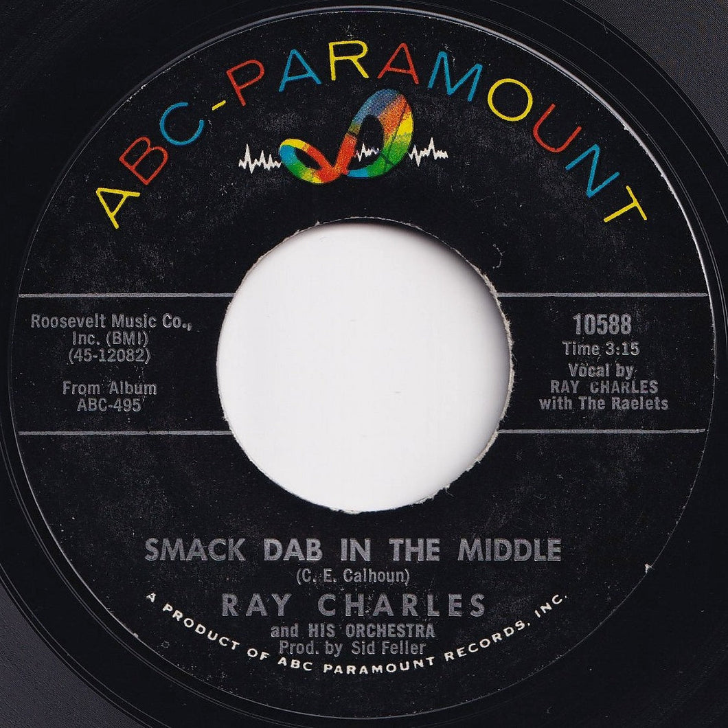 Ray Charles And His Orchestra - Smack Dab In The Middle / I Wake Up Crying (7 inch Record / Used)