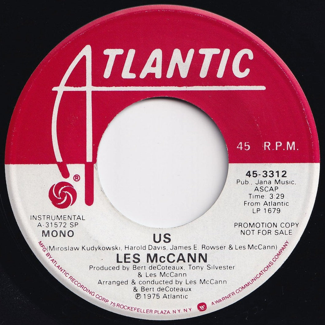 Les McCann - Us (Mono) / (Stereo) (7 inch Record / Used)