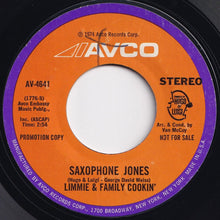 Load image into Gallery viewer, Limmie &amp; Family Cookin&#39; - Saxophone Jones (Mono) / (Stereo) (7 inch Record / Used)
