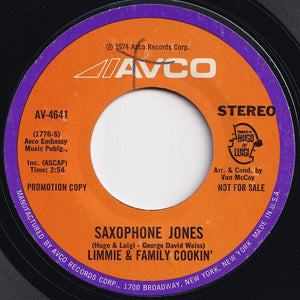 Limmie & Family Cookin' - Saxophone Jones (Mono) / (Stereo) (7 inch Record / Used)