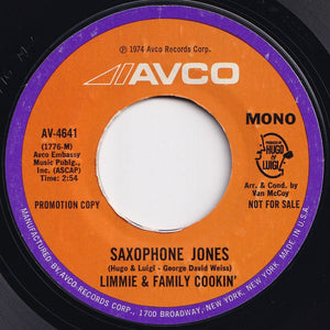 Limmie & Family Cookin' - Saxophone Jones (Mono) / (Stereo) (7 inch Record / Used)