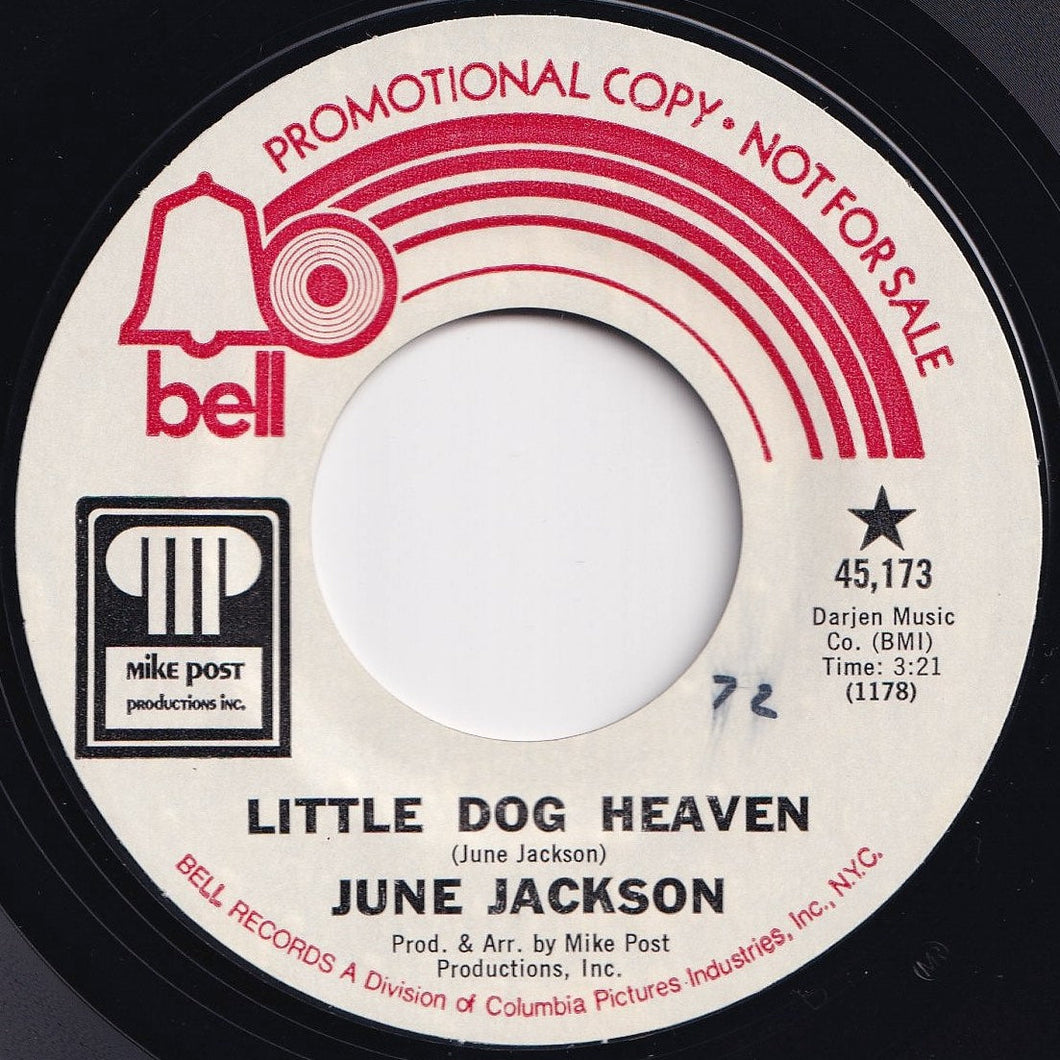 June Jackson - Little Dog Heaven / Tenderly, With Feeling (7 inch Record / Used)