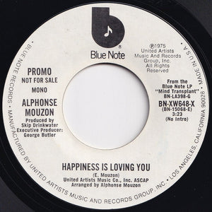 Alphonse Mouzon - Happiness Is Loving You (Mono) / (Stereo) (7 inch Record / Used)