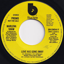 Charger l&#39;image dans la galerie, Marlena Shaw - Love Has Gone Away (Mono) / (Stereo) (7 inch Record / Used)
