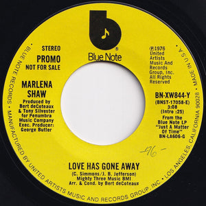 Marlena Shaw - Love Has Gone Away (Mono) / (Stereo) (7 inch Record / Used)