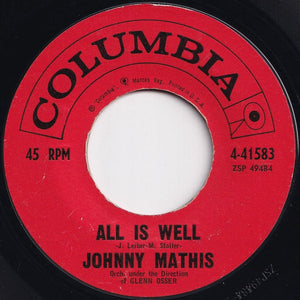 Johnny Mathis - Starbright / All Is Well (7 inch Record / Used)