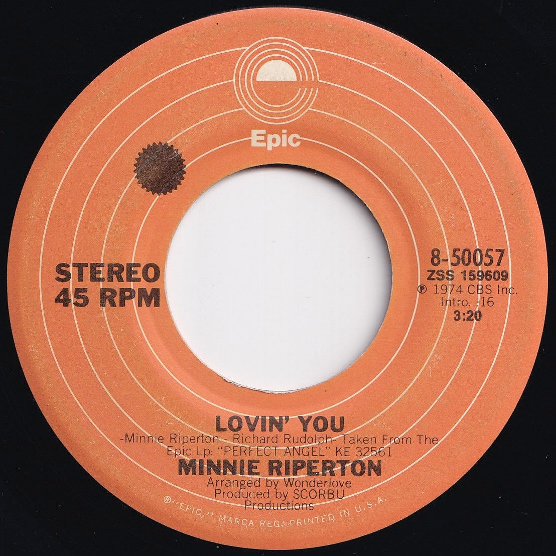 Minnie Riperton - Lovin' You / The Edge Of A Dream // Epic