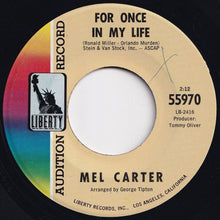 Load image into Gallery viewer, Mel Carter - Edelweiss / For Once In My Life (7 inch Record / Used)
