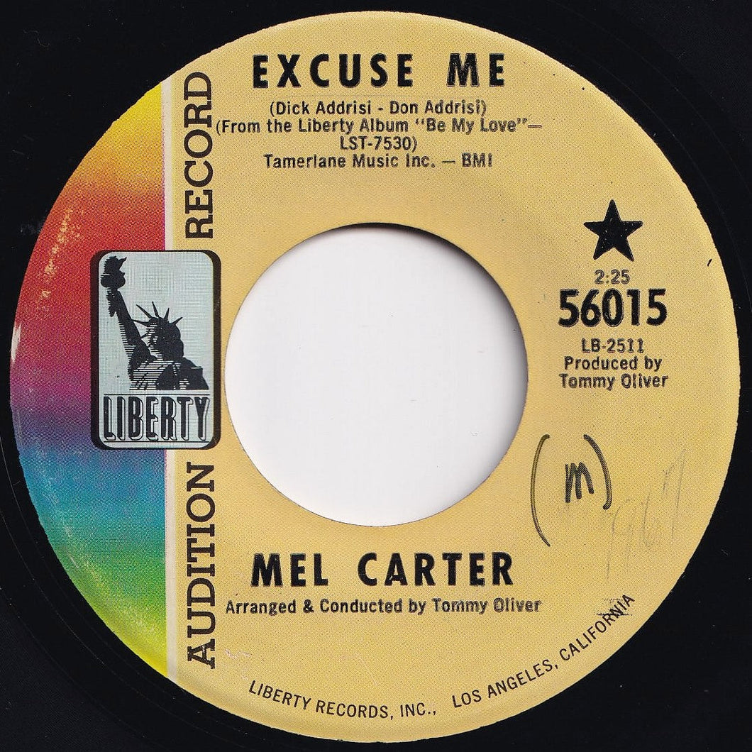 Mel Carter - Excuse Me / The Other Woman (7 inch Record / Used)