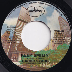 Gabor Szabo - Keep Smilin' / Baby Rattle Snake (7 inch Record / Used)