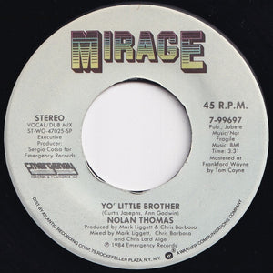 Nolan Thomas - Yo' Little Brother / (Dub Mix) (7 inch Record / Used)