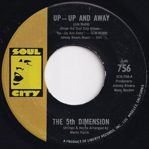 5th Dimension - Up-Up And Away / Which Way To Nowhere (7 inch Record / Used)