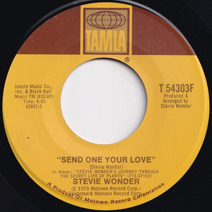 Stevie Wonder - Send One Your Love / (Instrumental) (7 inch Record / Used)