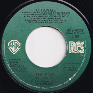 Change - A Lover's Holiday / The End (7 inch Record / Used)