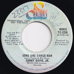 Sammy Davis, Jr. - Song And Dance Man (Mono) / (Stereo) (7 inch Record / Used)