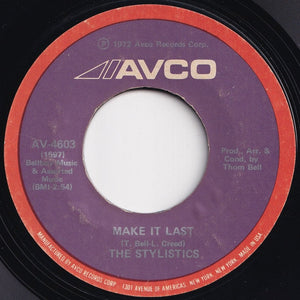 Stylistics - I'm Stone In Love With You / Make It Last (7 inch Record / Used)