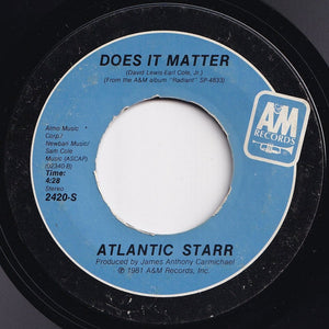 Atlantic Starr - Love Me Down / Does It Matter (7 inch Record / Used)