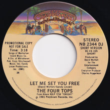 Load image into Gallery viewer, Four Tops - Let Me Set You Free (Short Version) / (Long Version) (7 inch Record / Used)
