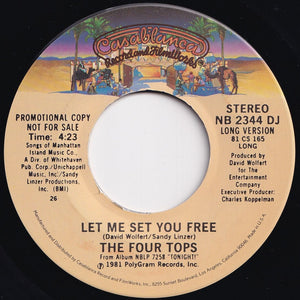 Four Tops - Let Me Set You Free (Short Version) / (Long Version) (7 inch Record / Used)