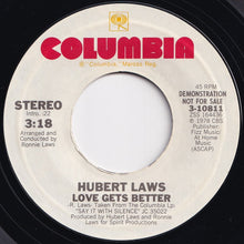 画像をギャラリービューアに読み込む, Hubert Laws - Love Gets Better / Same (7 inch Record / Used)
