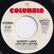 画像をギャラリービューアに読み込む, Hubert Laws - Love Gets Better / Same (7 inch Record / Used)
