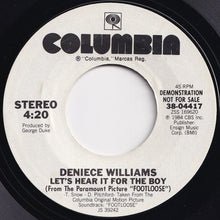 Load image into Gallery viewer, Deniece Williams - Let&#39;s Hear It For The Boy / Let&#39;s Hear It For The Boy (7 inch Record / Used)
