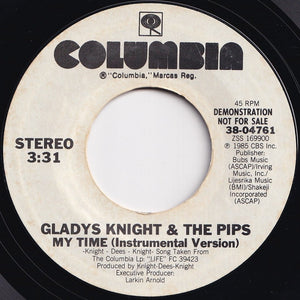 Gladys Knight And The Pips - My Time / (Instrumental) (7 inch Record / Used)