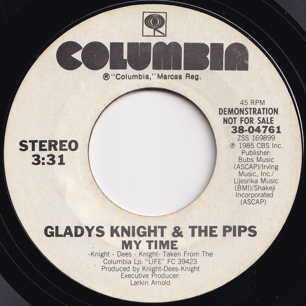 Gladys Knight And The Pips - My Time / (Instrumental) (7 inch Record / Used)