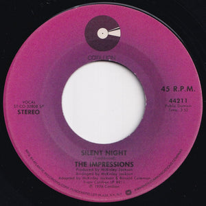 Impressions - I Saw Mommy Kissing Santa Claus / Silent Night (7 inch Record / Used)