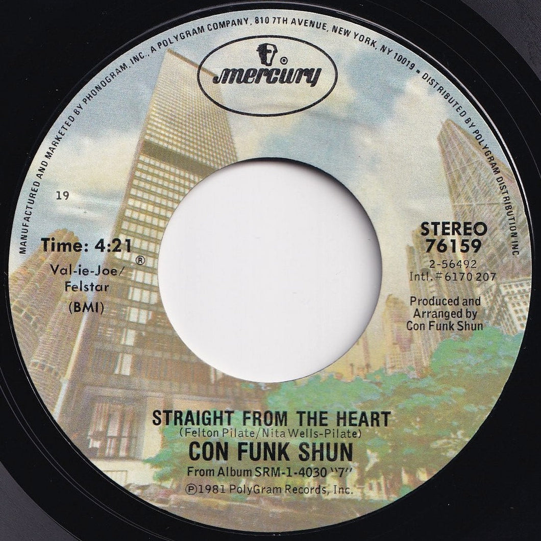 Con Funk Shun - Straight From The Heart / California 1 (7 inch Record / Used)