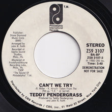 画像をギャラリービューアに読み込む, Teddy Pendergrass - Can&#39;t We Try / Can&#39;t We Try (7 inch Record / Used)
