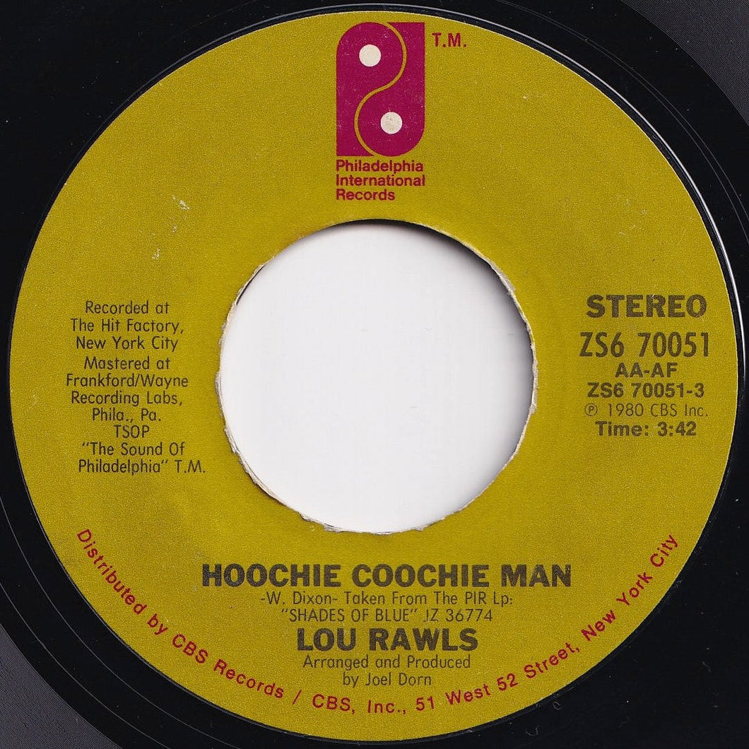 Lou Rawls - Hoochie Coochie Man / You've Lost That Lovin' Feelin' (7 inch Record / Used)