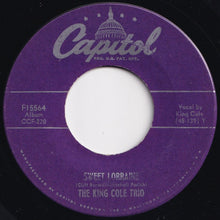 画像をギャラリービューアに読み込む, Nat King Cole Trio - It&#39;s Only A Paper Moon / Sweet Lorraine (7 inch Record / Used)
