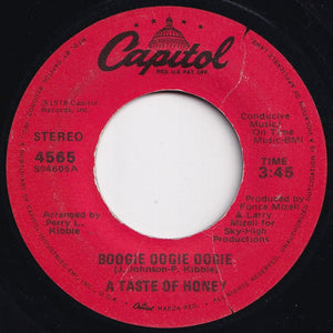 A Taste Of Honey - Boogie Oogie Oogie / World Spin (7 inch Record / Used)