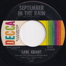 画像をギャラリービューアに読み込む, Earl Grant - Summertime / September In The Rain (7 inch Record / Used)
