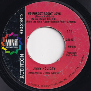 Jimmy Holiday - I Wanna Help Hurry My Brothers Home / We Forgot About Love (7 inch Record / Used)