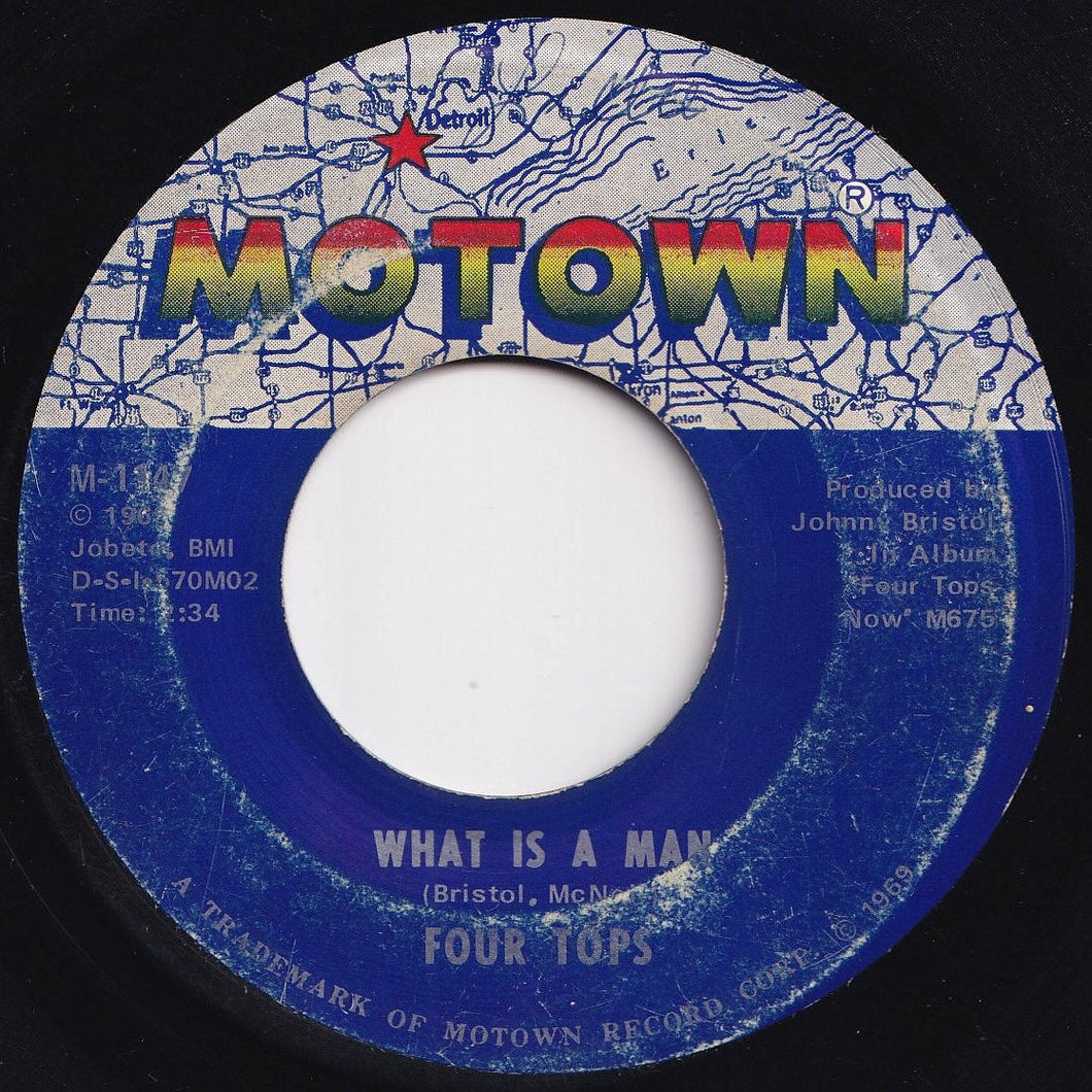 Four Tops - What Is A Man / Don't Bring Back Memories (7 inch Record / Used)