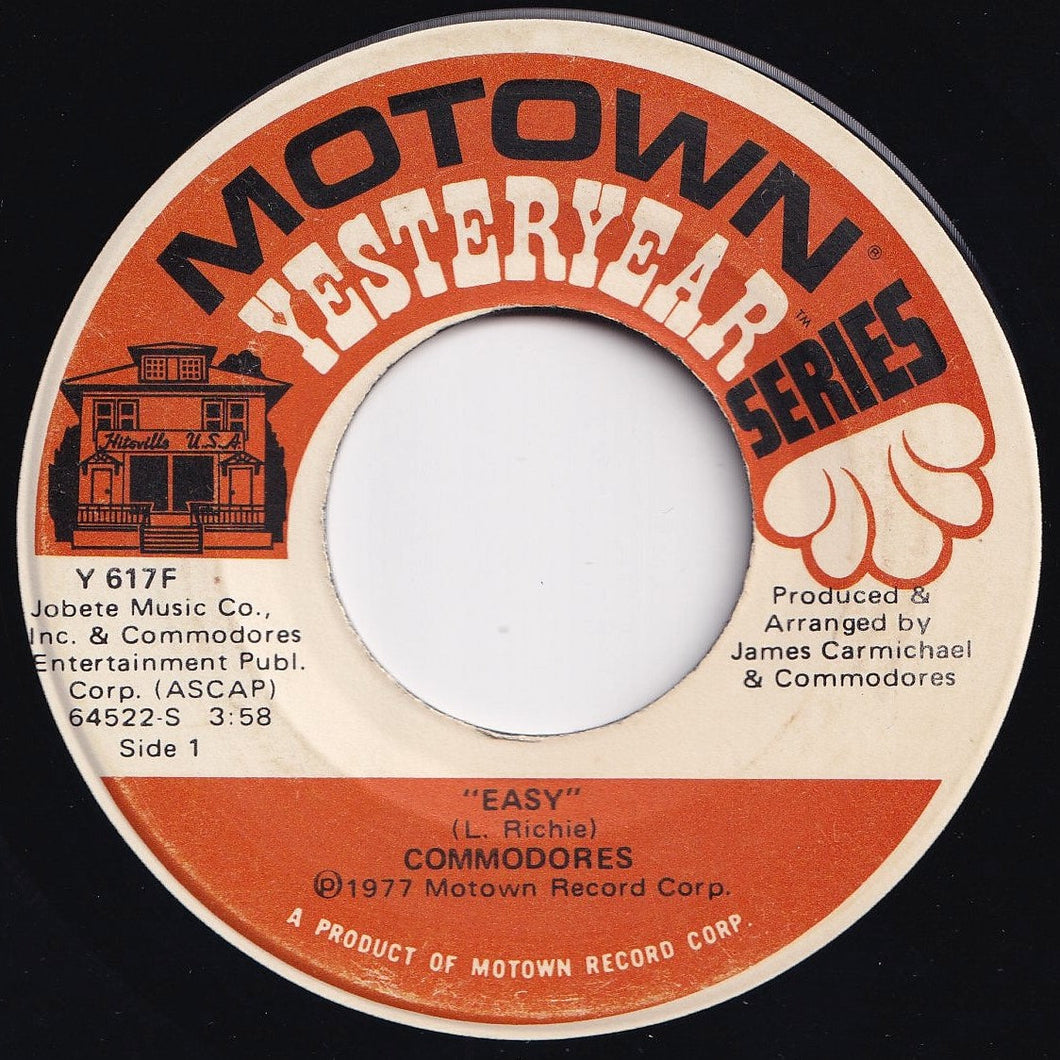 Commodores - Easy / Brick House (7 inch Record / Used)