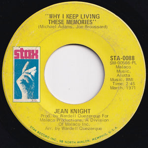 Jean Knight - Mr. Big Stuff / Why I Keep Living These Memories (7 inch Record / Used)