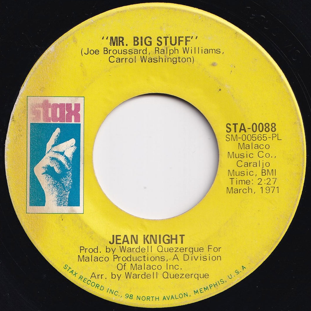 Jean Knight - Mr. Big Stuff / Why I Keep Living These Memories (7 inch Record / Used)